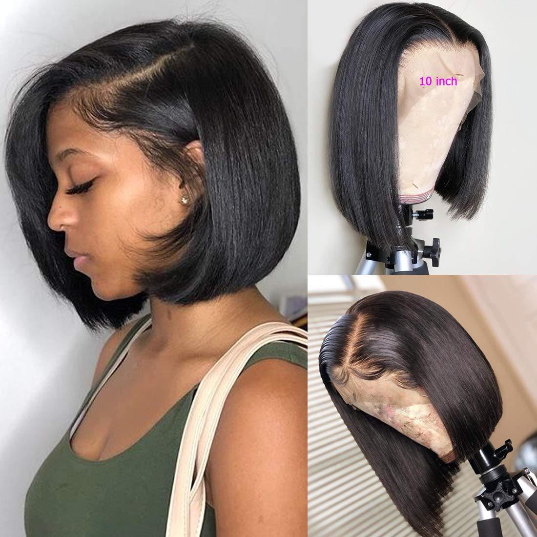 Natural Color Bobcut Full Lace Wig - LitDesire