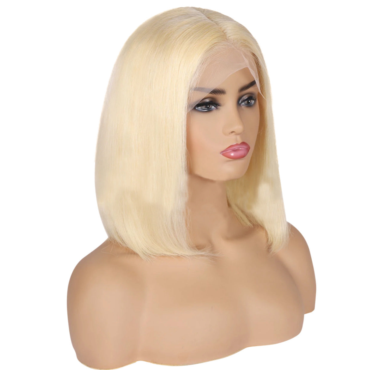 Blonde Bobcut Front Lace Wig